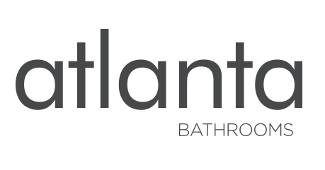 Atlanta Bathrooms logo with text in dark gray.