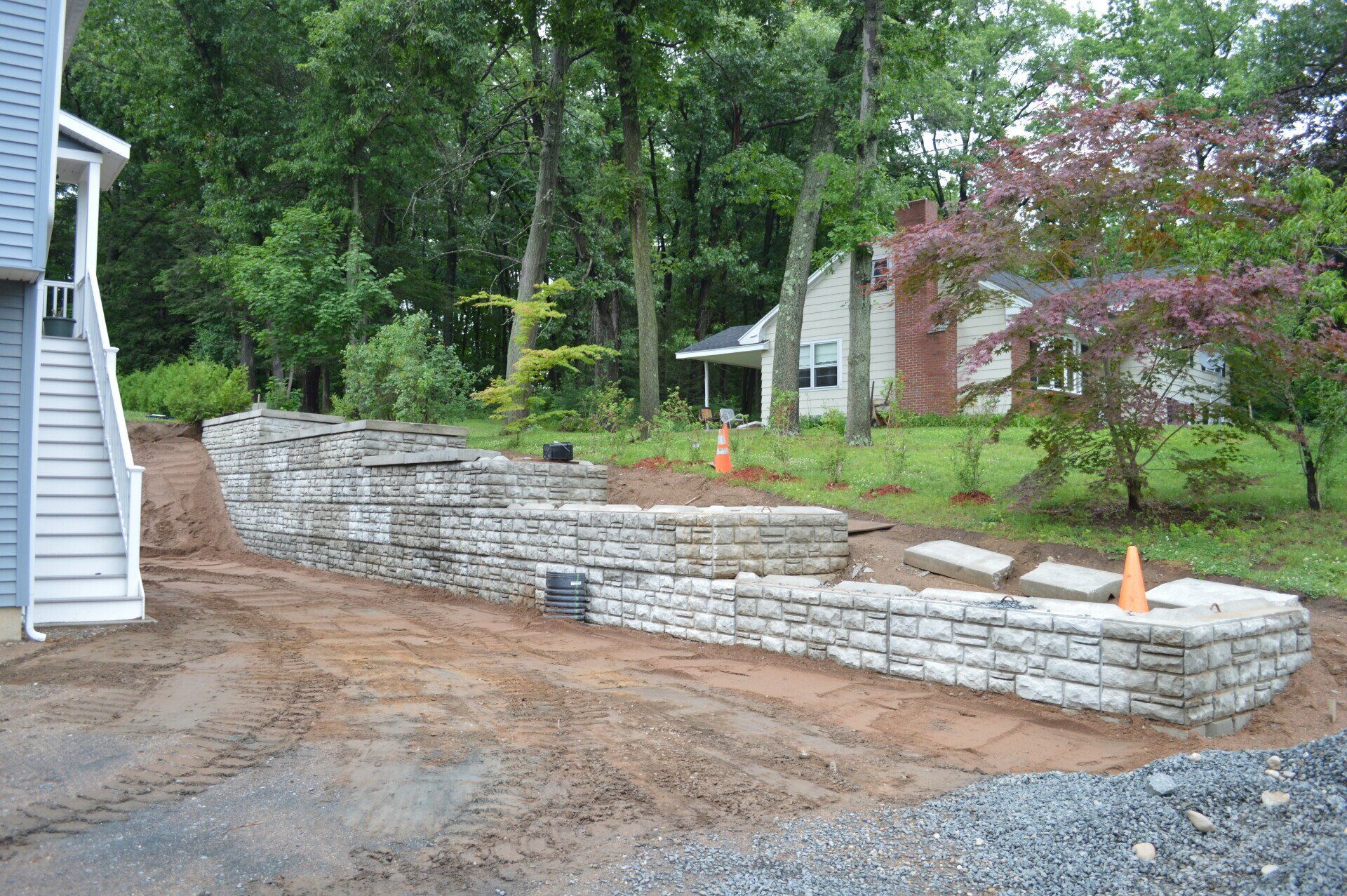 Retaining Walls — Westhampton, MA — Hathaway Construction Corp