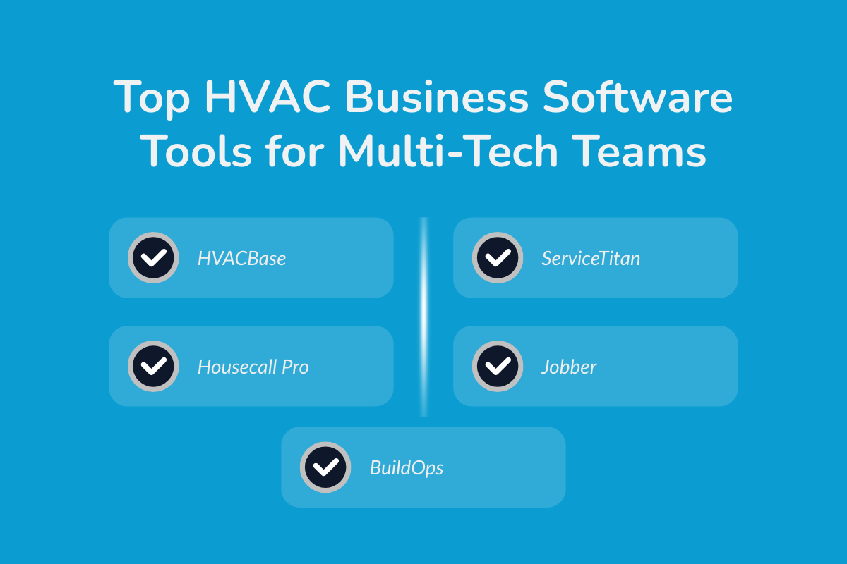Top HVAC Business Software Tools for Multi-Tech Teams
