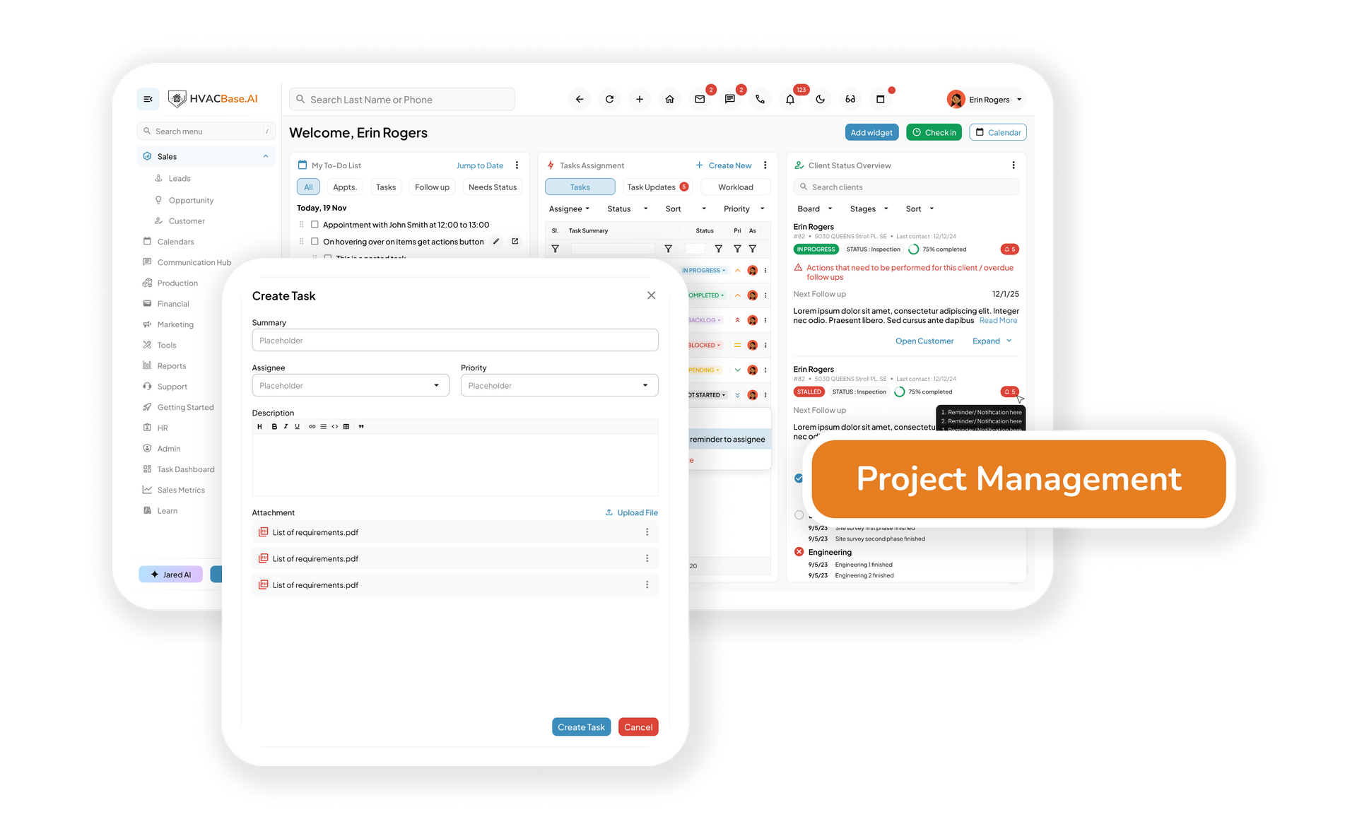 Roofing CRM