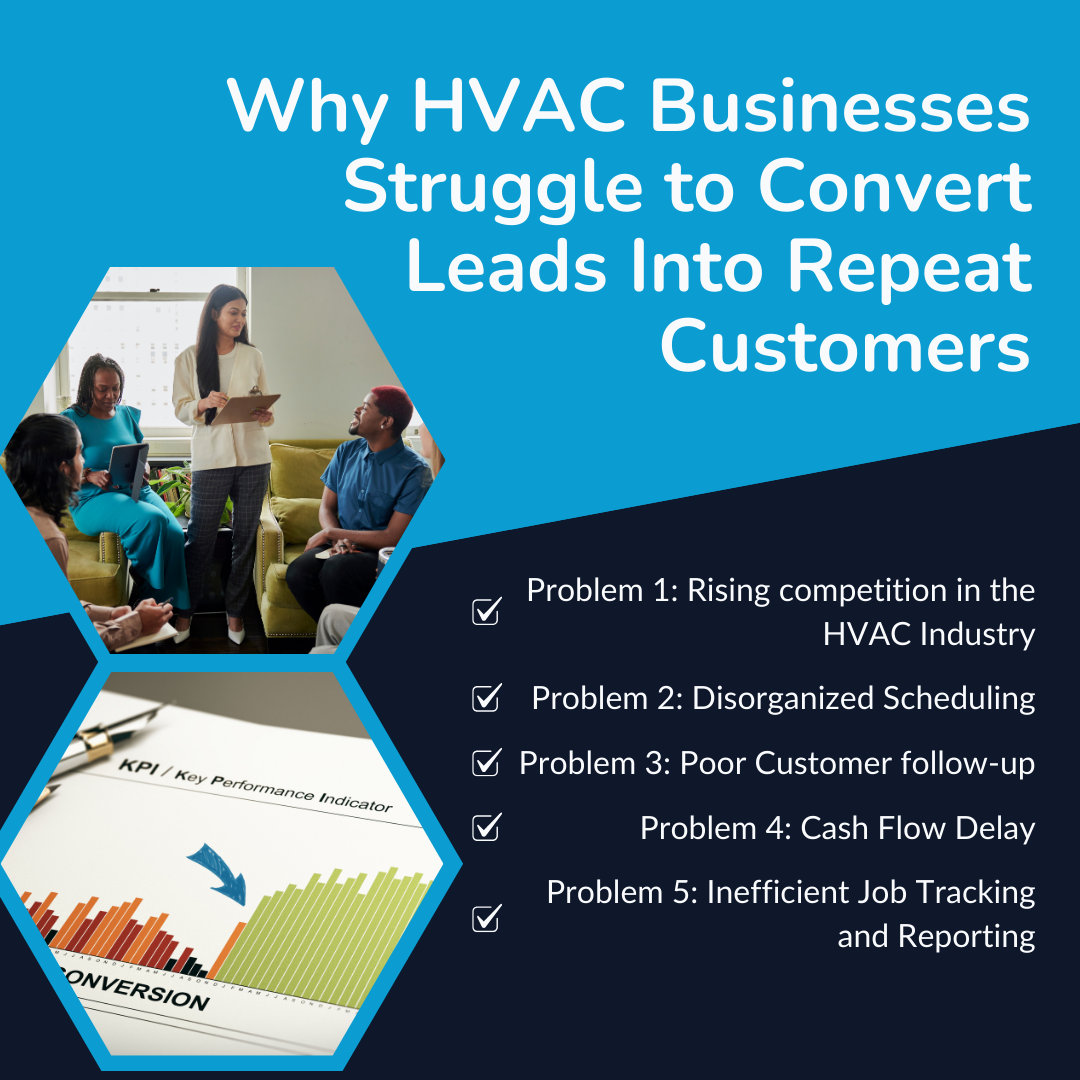 Why HVAC Businesses Struggle to Convert Leads Into Repeat Customers