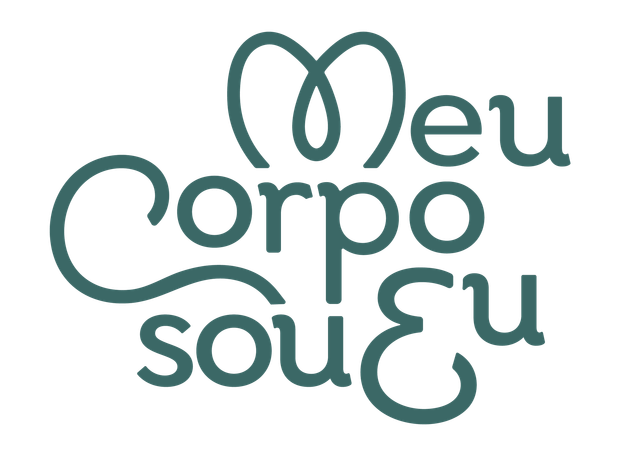 A logo for a company called meu corpo sou eu.