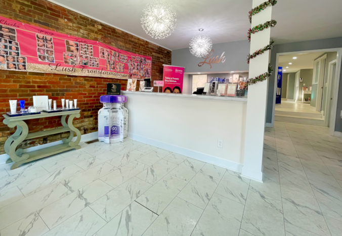 Lush Aesthetics Lobby ERA Wellness Spa in Georgetown KY