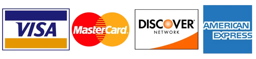 a visa mastercard discover and american express logo