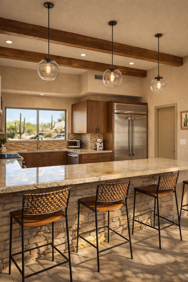 Southwestern Rustic Kitchen Remodel in Scottsdale, AZ by Square One Construction — Project 2 project photo 3