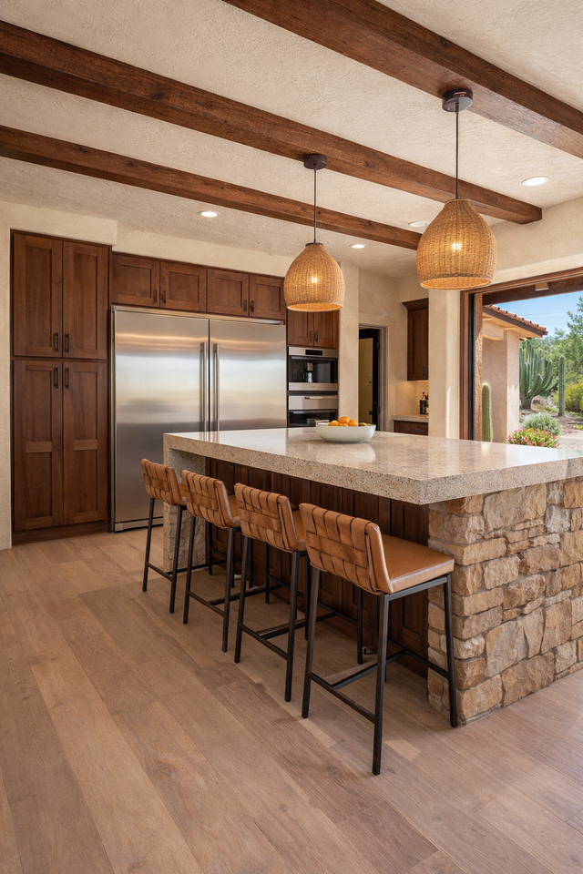 Southwestern Rustic Kitchen Remodel in Scottsdale, AZ by Square One Construction — Project 2 project photo 2