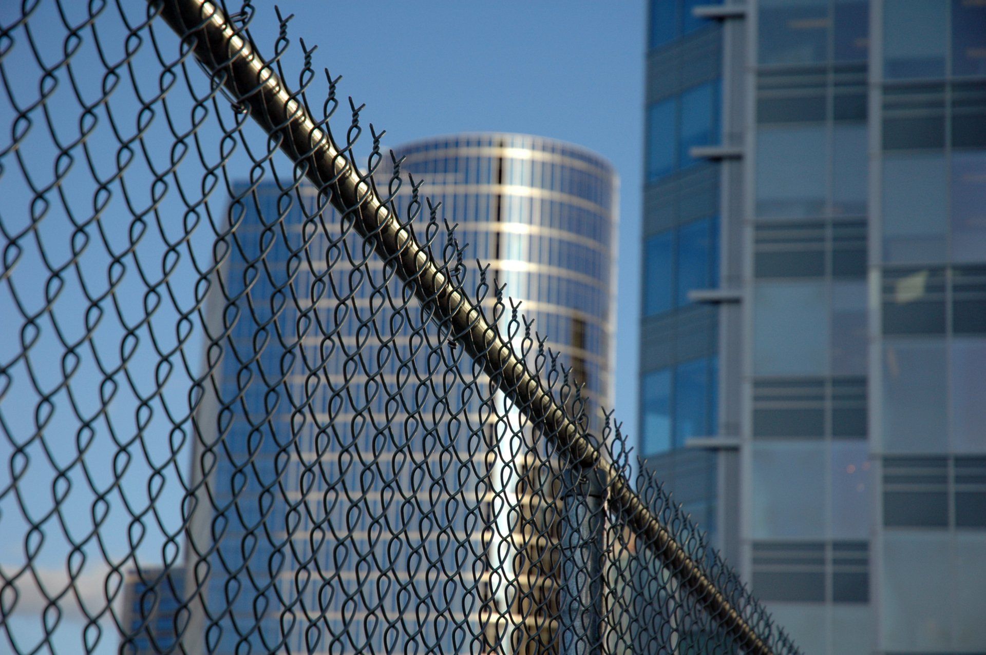 Fence Near At The Building - Lancaster, CA - Sav-On Fence Co. Fence Near At The Building - Lancaster, CA - Sav-On Fence Co.