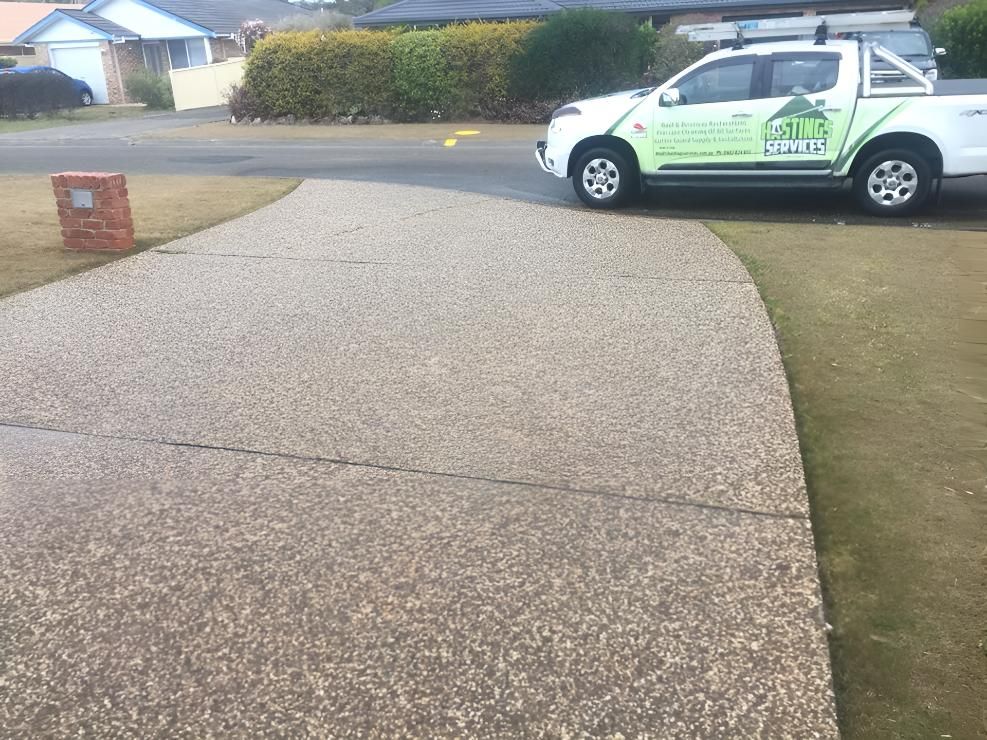 Driveway Getting Clean — Hastings Services in Taree, NSW