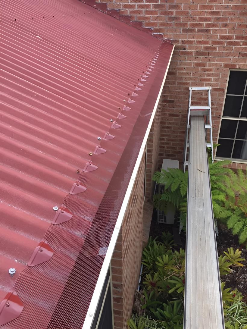 Cleaned Gutter and Rooftop — Hastings Services in Lake Cathie, NSW