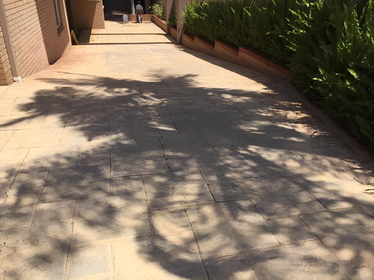 Floor Getting Clean by Pressure Cleaning — Hastings Services in Laurieton, NSW