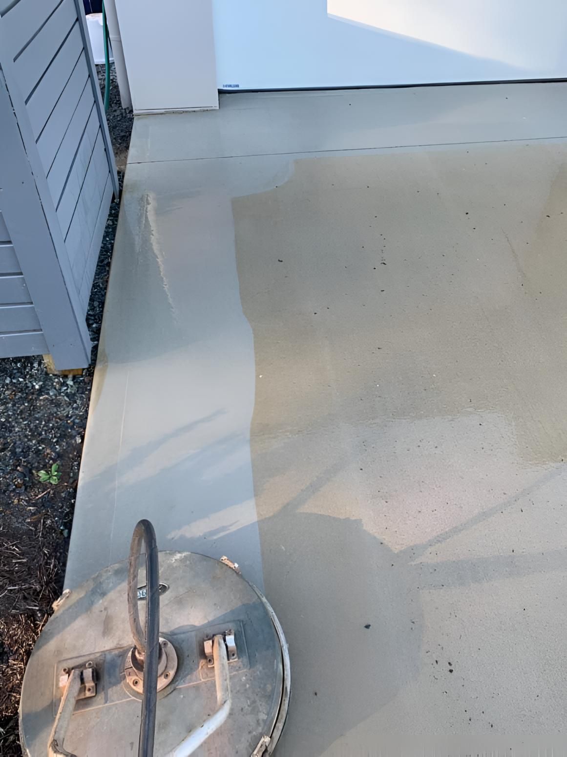 Floor Getting Clean by Water Blasting — Hastings Services in Wauchope, NSW