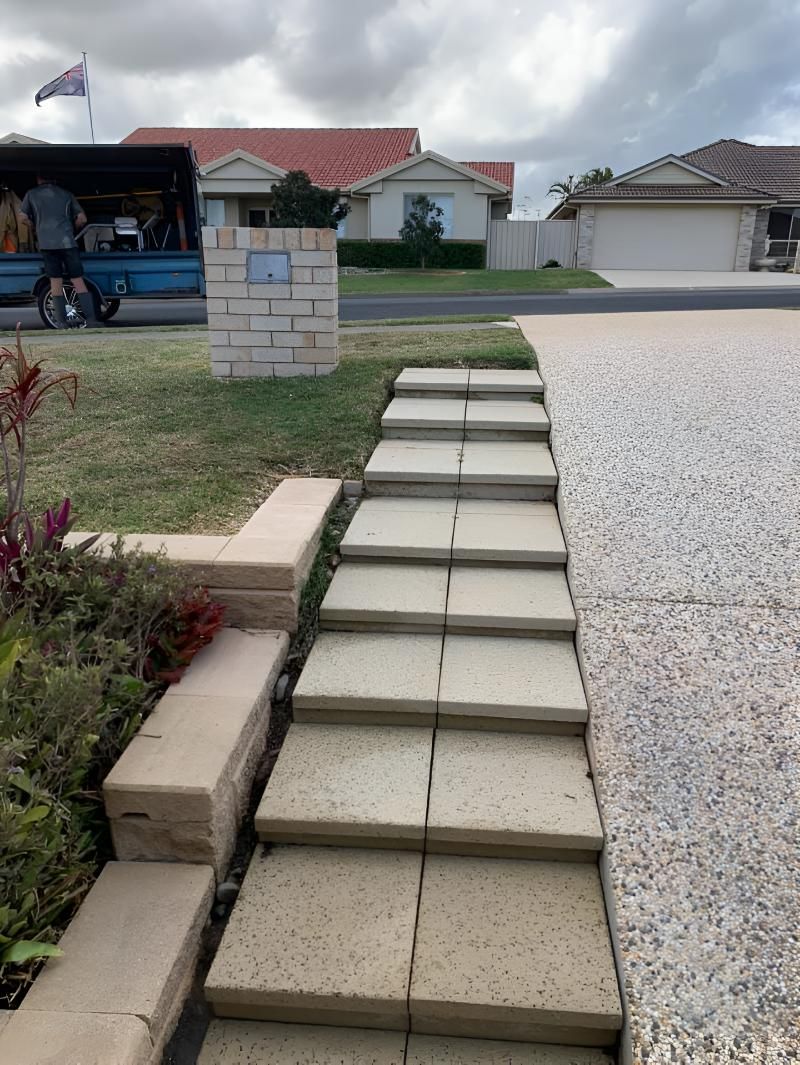 Row of Concrete Steps — Hastings Services in Port Macquarie, NSW
