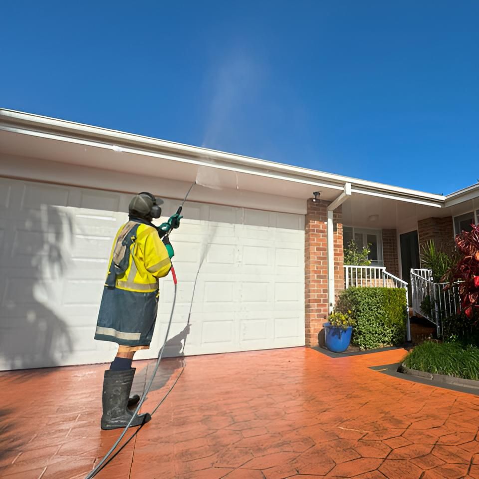 Driveway Being Clean — Hastings Services in Port Macquarie, NSW