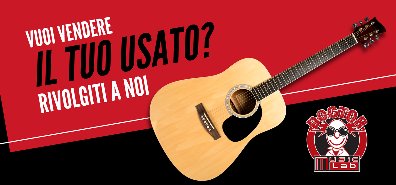 banner vendita strumenti usati doctor music lab