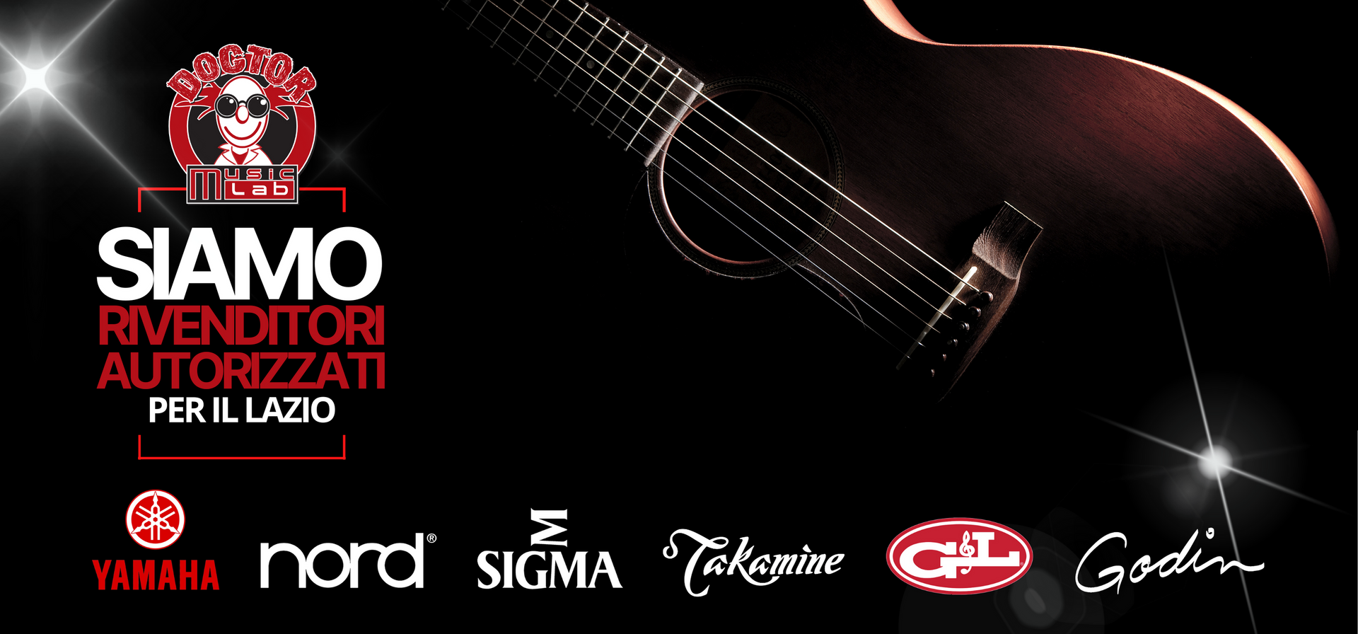 banner vendita impianti strumenti e accessori doctor music lab