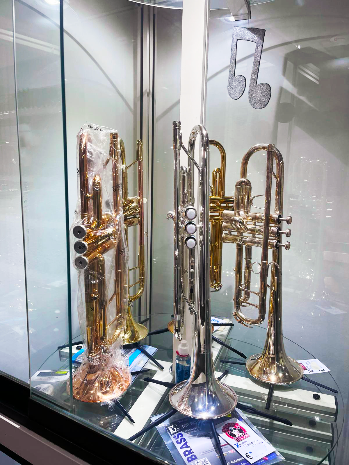 esposizione trombe doctor music lab