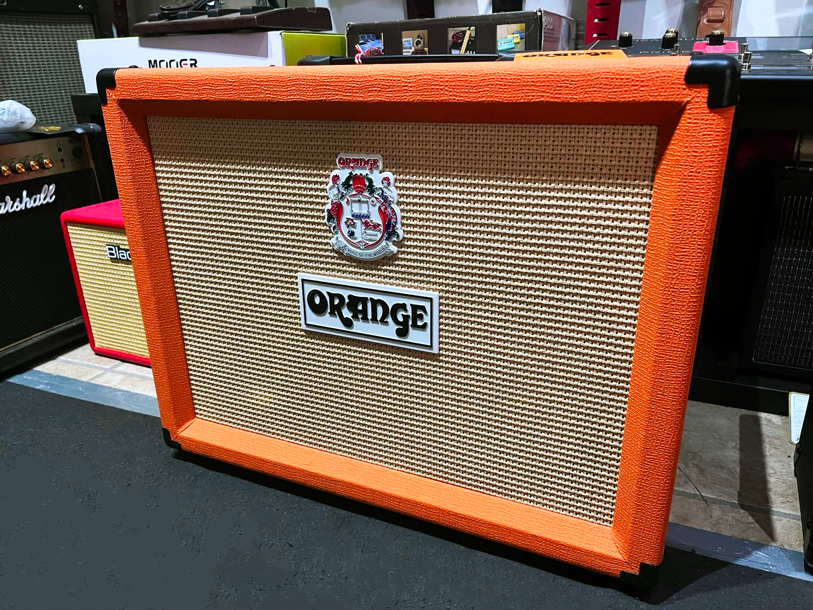 esposizione amplificatori orange doctor music lab