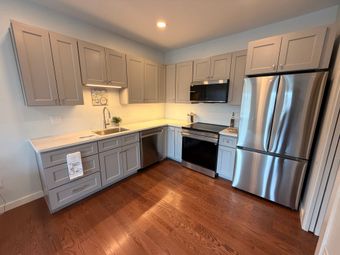 A kitchen remodel in progress