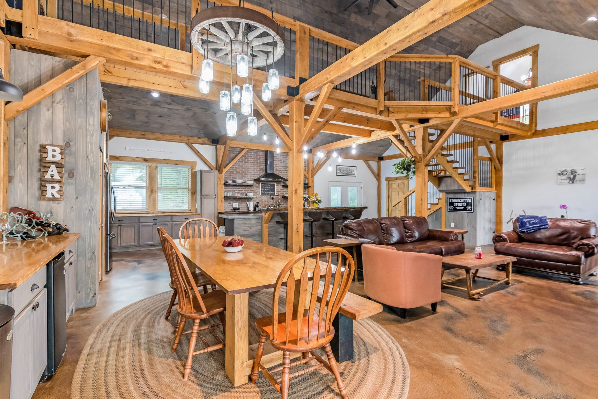 A rustic and modern residential home built by Juggernaut Construction Company in Vermont
