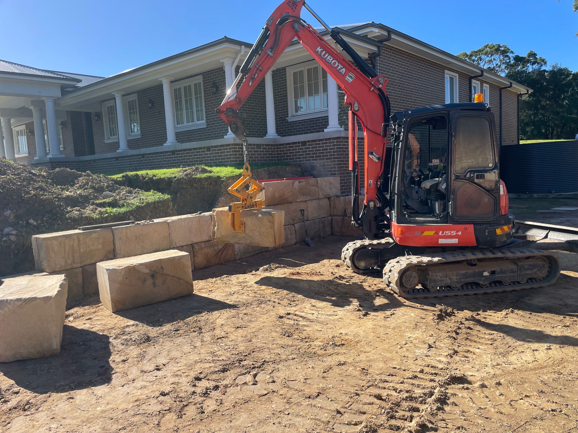 Landscape & retaining walls