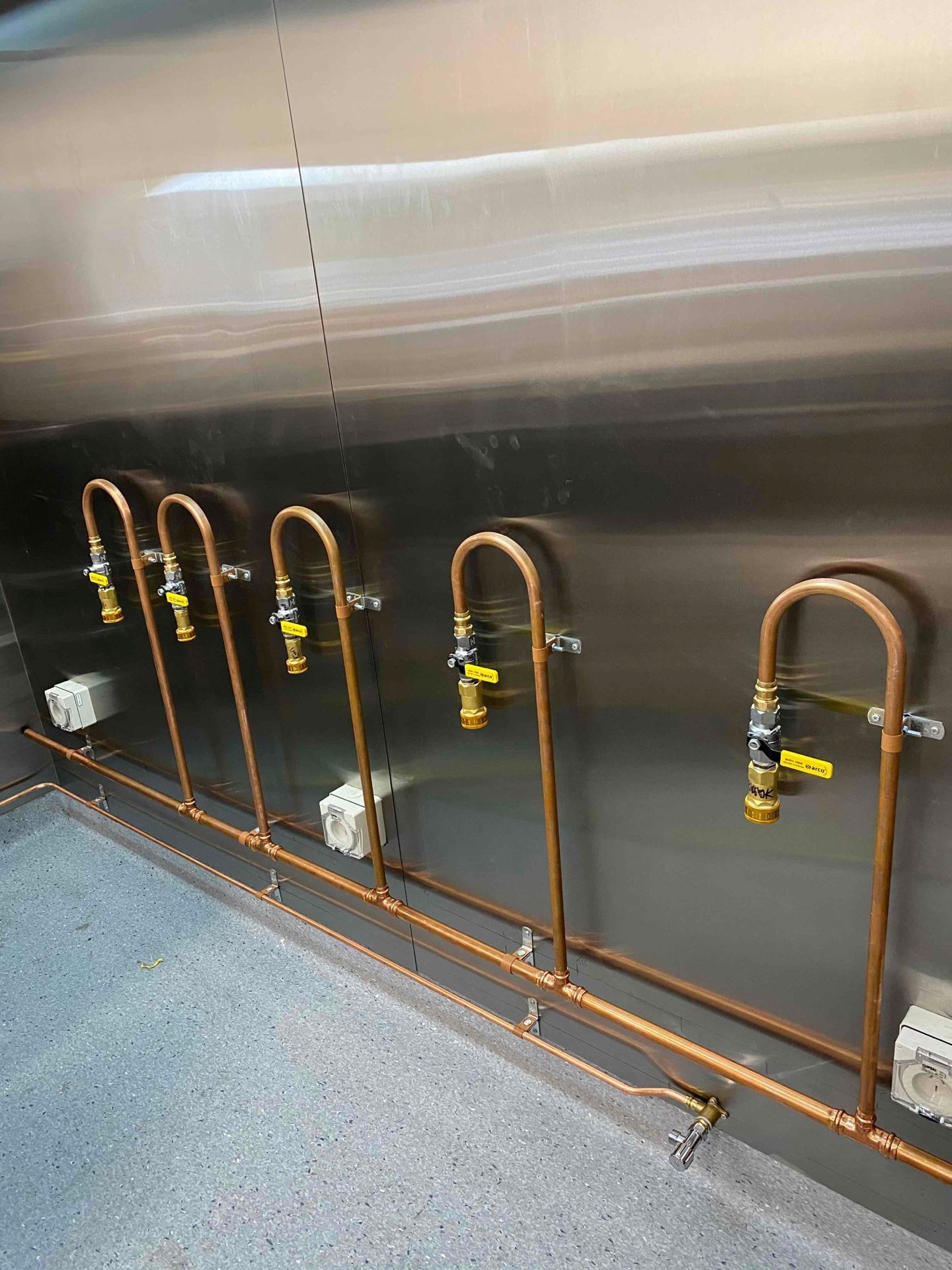 Gas Pipes attached to wall — Wigg Plumbing in Berrimah, NT