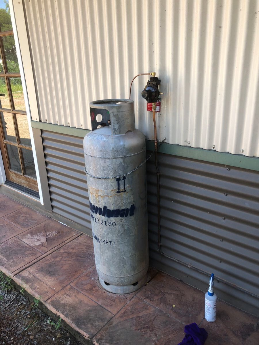 Gas Tank — Wigg Plumbing in Berrimah, NT