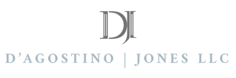 A logo for D'Agostino Jones LLC is shown on a white background.