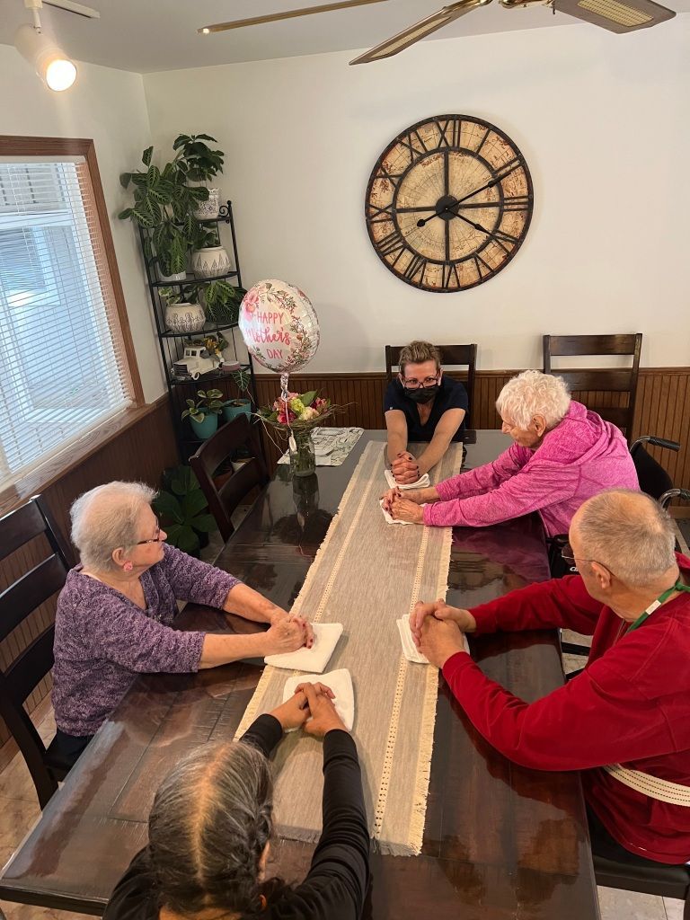 Dining room at Elderly Wellness Adult Family Home