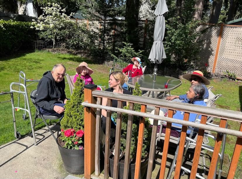 Garden at Elderly Wellness Adult Family Home Bellevue