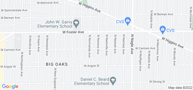 Map of business location