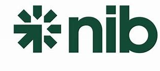 A green nib logo on a white background. A green nib logo on a white background.
