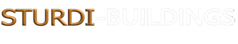 Sturdi - Buildings Incorporated Website A logo for sturdi buildings incorporated on a white background