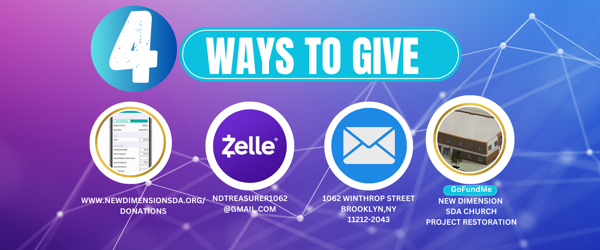 Charitable Donations - New Dimension Seventh-Day Adventist Church