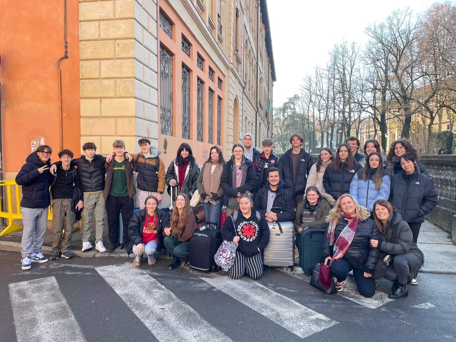 Gli studenti di New Castle ospiti degli studenti IESS