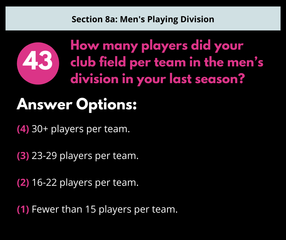 survey question 43
