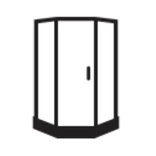 Black-and-white icon of a door or cabinet with a small handle