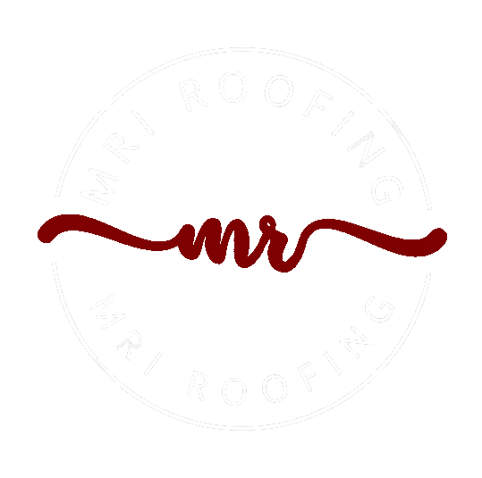 MRI Roofing Group Roof Restoration Melbourne Circular Logo with Red MRI Signature sash through the middle on transparent background