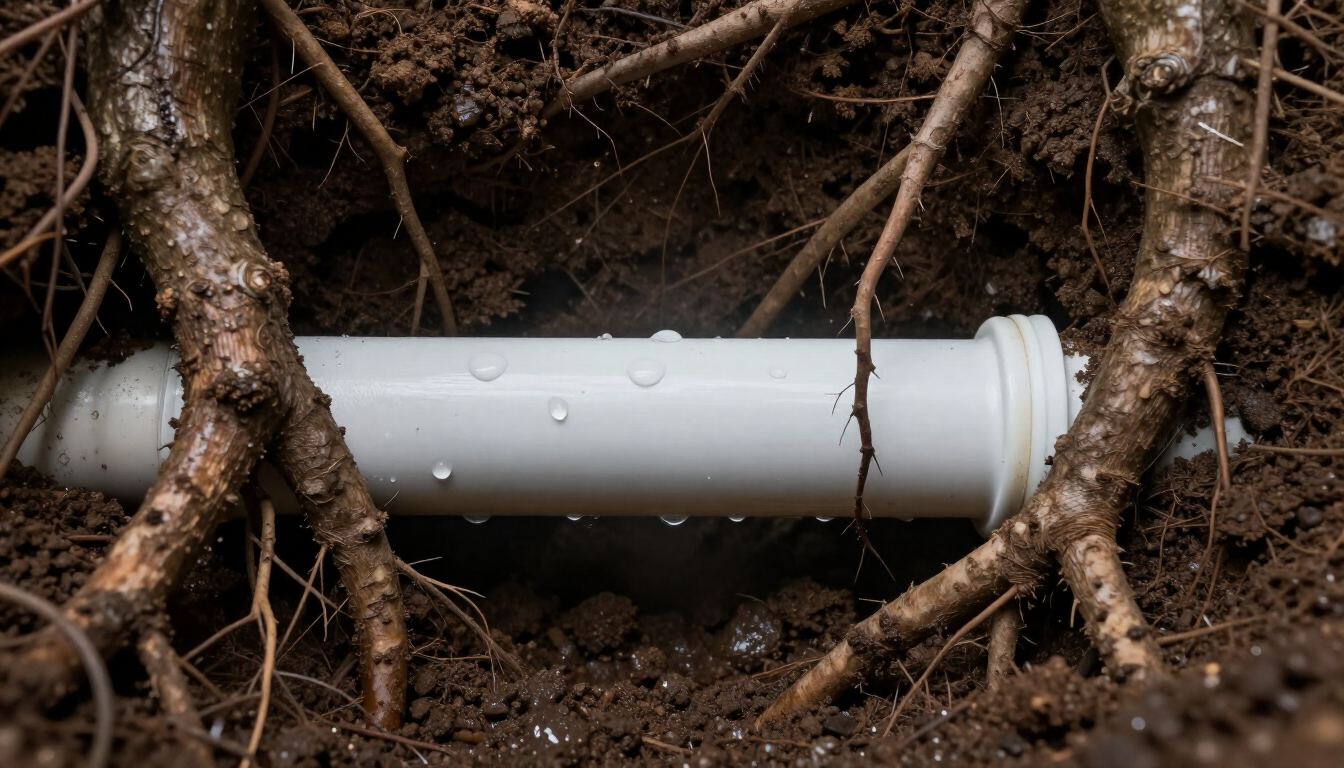 Underground root growth