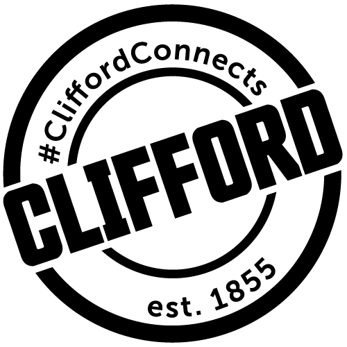 clifford connects logo black