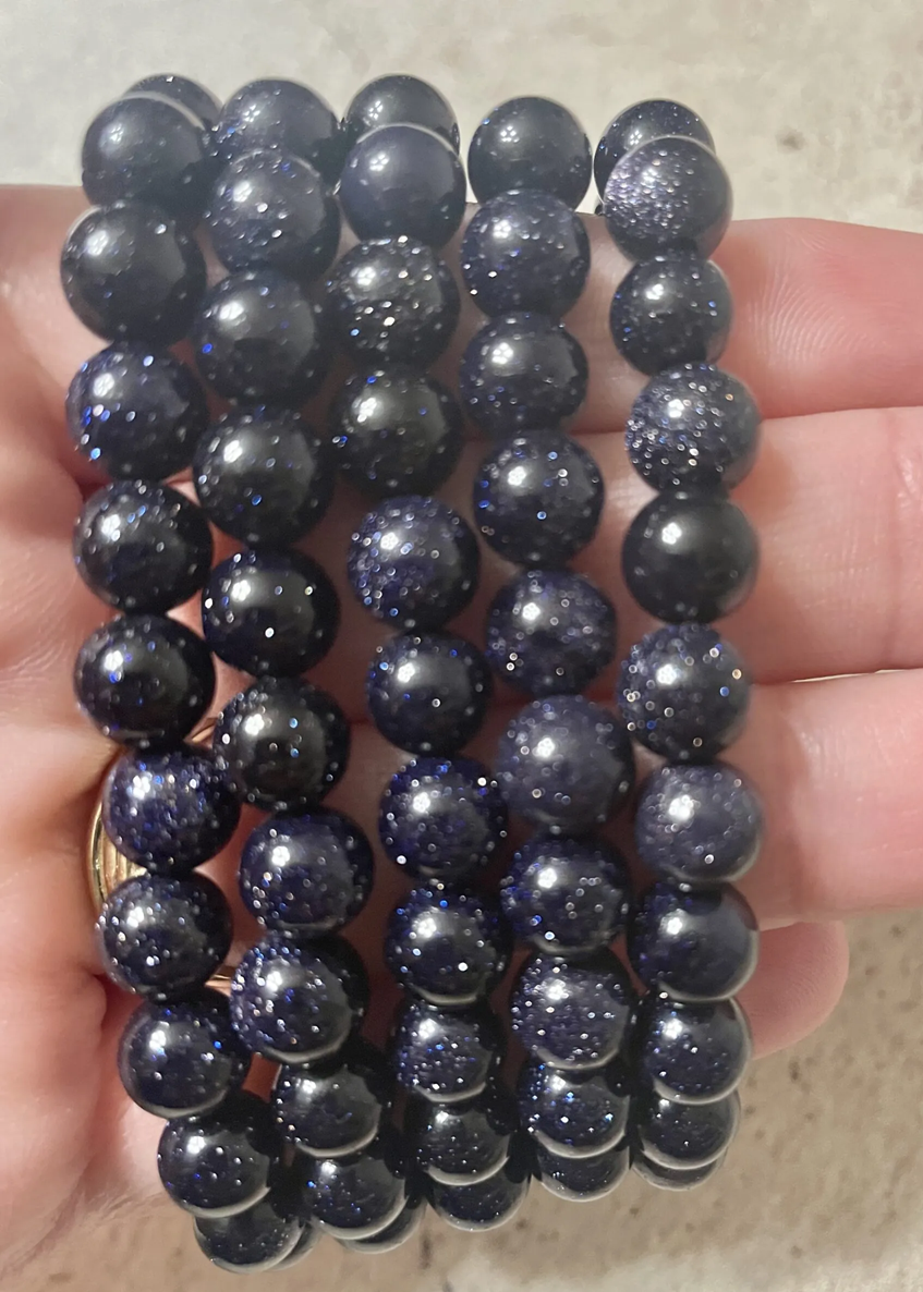 Blue Goldstone Bracelet