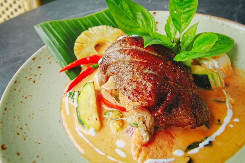Red Curry Roasted Duck