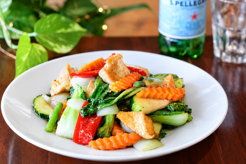 Stir fried green vegetables