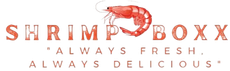 The shrimp boxx logo is always fresh , always delicious.