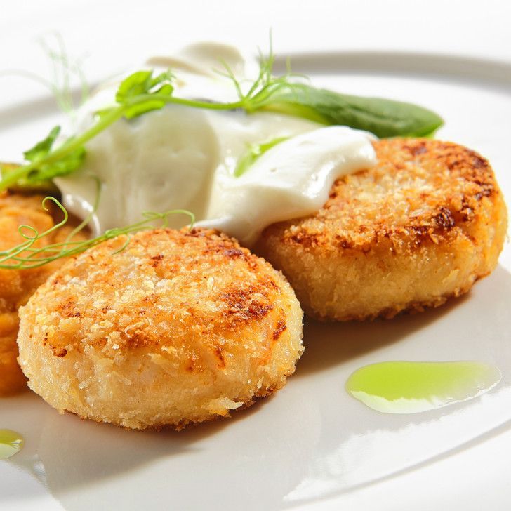 A close up of a plate of food on a table.