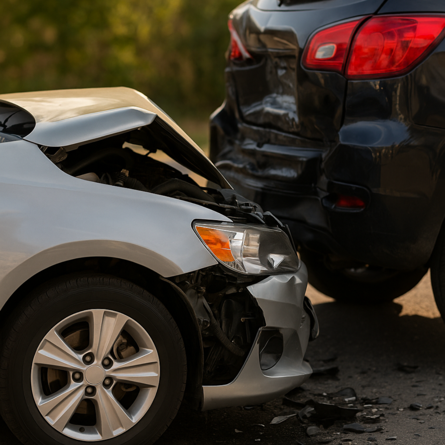 Rear end collision in Merrillville, IN