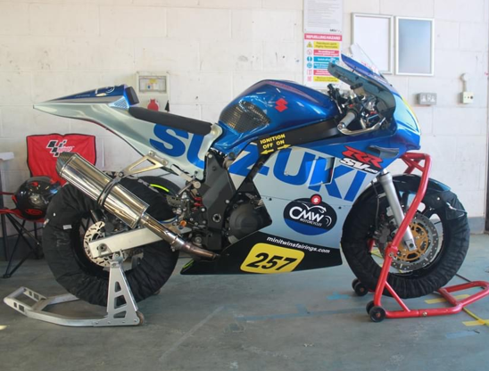 In the pit garage