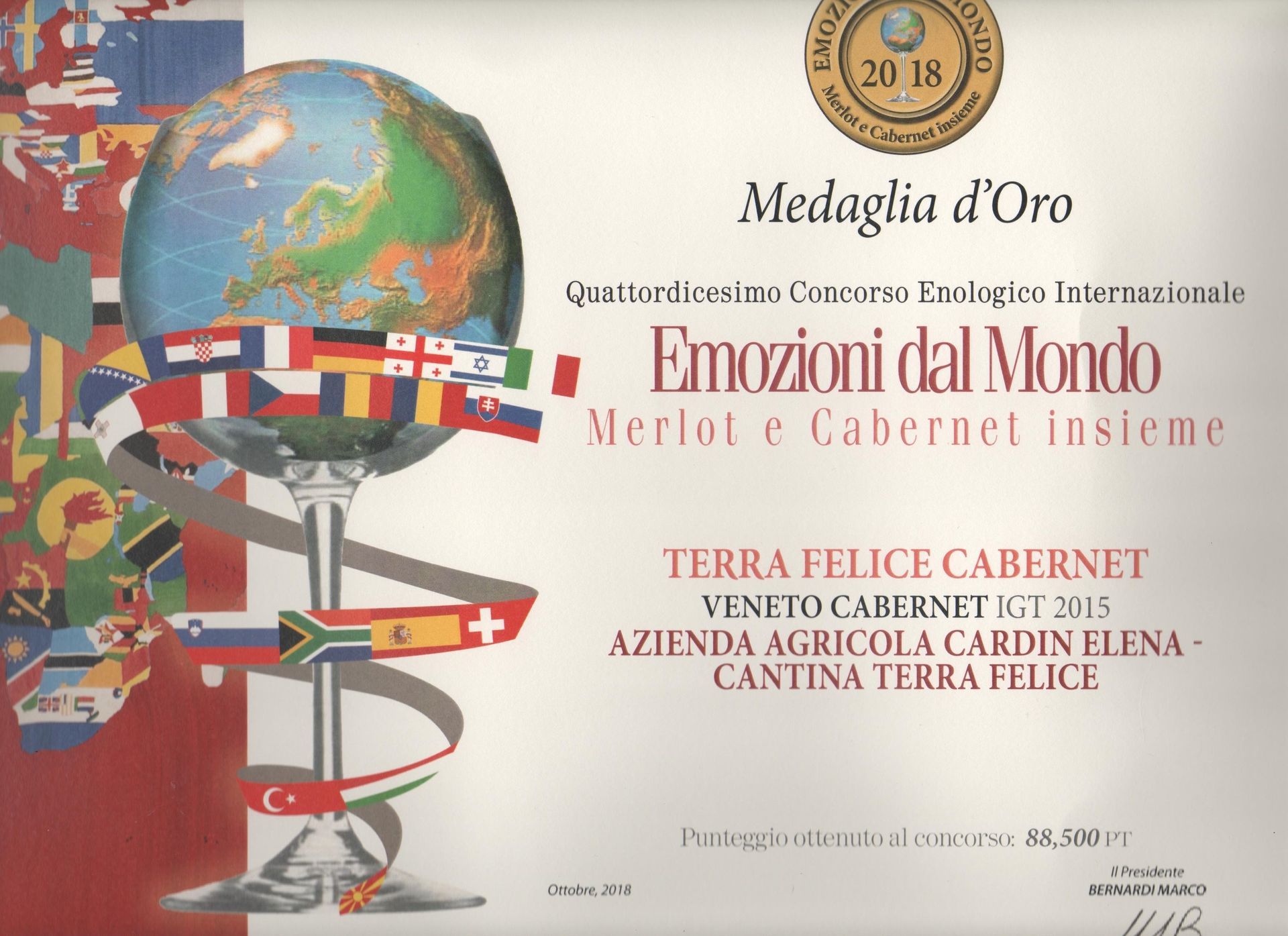 emozioni dal mondo 2018