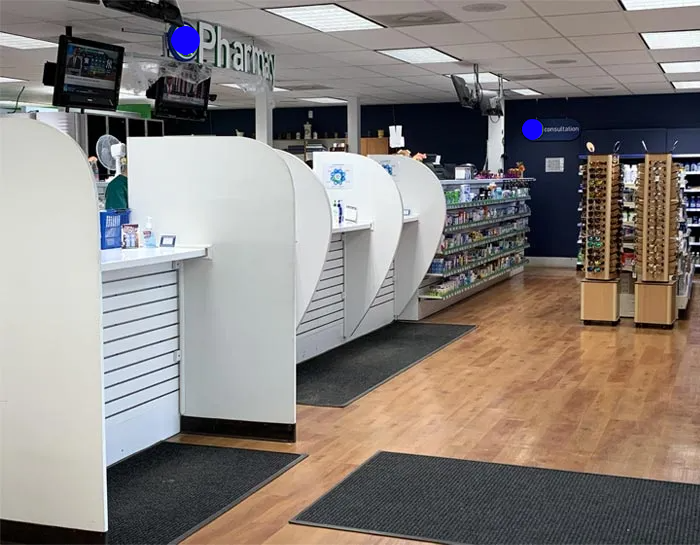 Rashid Pharmacy counter