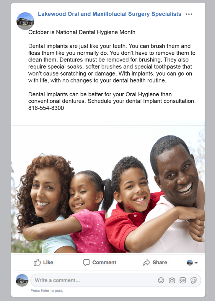 Face book services in KCMO