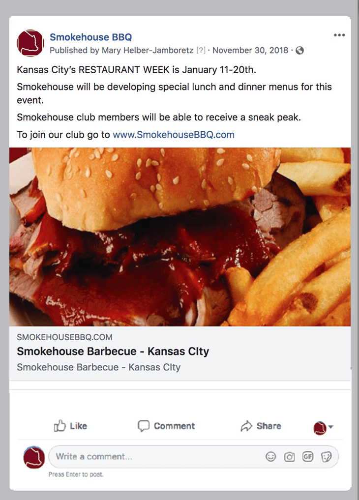 Social Media instagram ads Kansas City / Liberty MO
